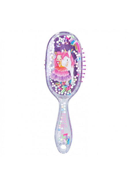 ASST | Malá kefa na vlasy transparentne fialová Princess Mimi
